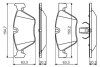 Гальмівні колодки перед. BMW 5 (F10, F11, F18) 2.0/3.0 10- BOSCH 0 986 494 705 (фото 7)