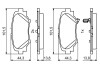 ДИСКОВI КОЛОДКИ ЗАДНI BOSCH 0 986 494 803 (фото 7)