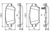 Гальмівні колодки, дискові BOSCH 0986494816 (фото 7)