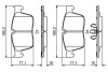 ГАЛЬМІВНІ КОЛОДКИ, ДИСКОВІ BOSCH 0986494829 (фото 2)