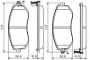 Тормозные колодки, дисковые. BOSCH 0 986 495 125 (фото 5)