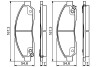 ГАЛЬМІВНІ КОЛОДКИ, ДИСКОВІ BOSCH 0 986 495 159 (фото 1)