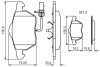 Колодка гальм. диск. AUDI A4, A6, SKODA SUPERB, VW PASSAT передн. BOSCH 0 986 495 241 (фото 7)