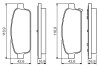 Колодки гальмівні дискові BOSCH 0 986 495 259 (фото 7)