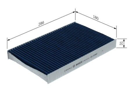 Фильтр салона BOSCH 0 986 628 601