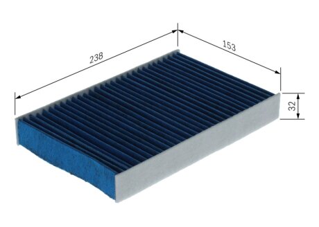 Фільтр салону BOSCH 0986628650