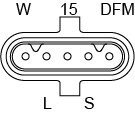 Генератор BOSCH 1 986 A00 917