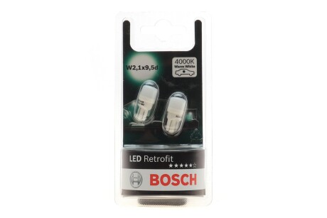 ЛАМПА LED RETROFIT W5W BOSCH 1987301506