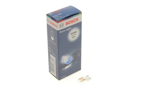 Лампа розжарювання 12V 3W W3W PURE LIGHT BOSCH 1 987 302 217