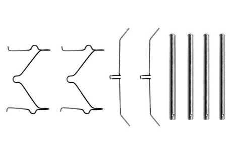 Монтажний к-кт гальмівних колодок BOSCH 1 987 474 103