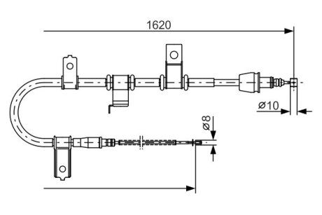 Тормозной трос BOSCH 1 987 482 071