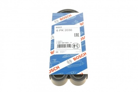 Ремінь поліклін. 6PK2030 BOSCH 1 987 947 823