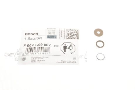 Кільце ущільнювальне форсунки BOSCH F00VC99002 (фото 1)