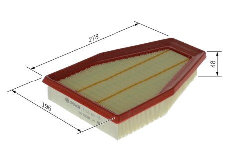 Повітряний фільтр BOSCH F 026 400 755