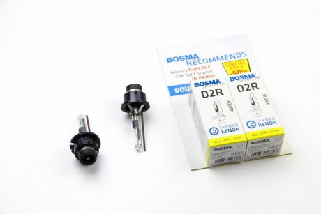 Лампа ксенонова D2R XENON 85V 35W P32D-3 4300K (2 шт) BOSMA 6807D