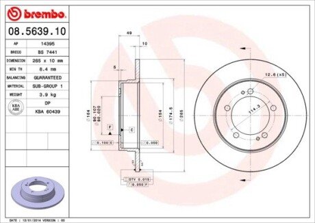 BREMBO 08.5639.10