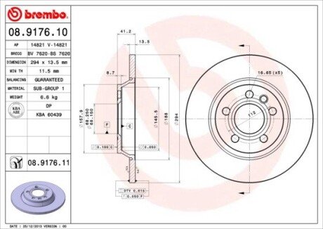 BREMBO 08.9176.11