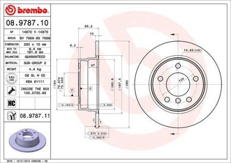 BREMBO 08.9787.11