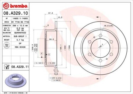 BREMBO 08.A329.11