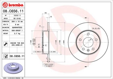 BREMBO 08.C656.11