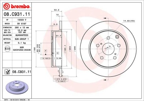 BREMBO 08.C931.11