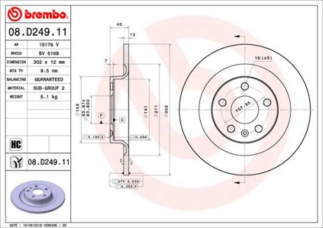 BREMBO 08.D249.11