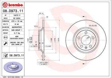 BREMBO 08.D973.11