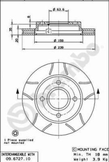 BREMBO 09.6727.77