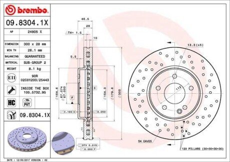 BREMBO 09.8304.1X