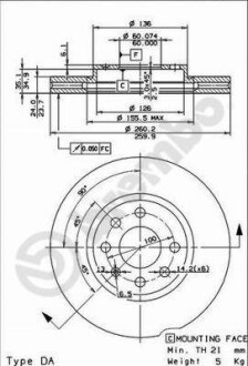 BREMBO 09.8601.75 (фото 1)