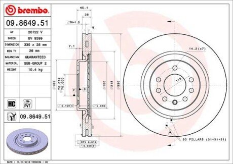 BREMBO 09.8649.51