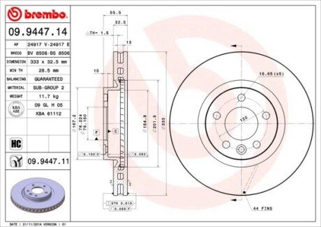 BREMBO 09.9447.11