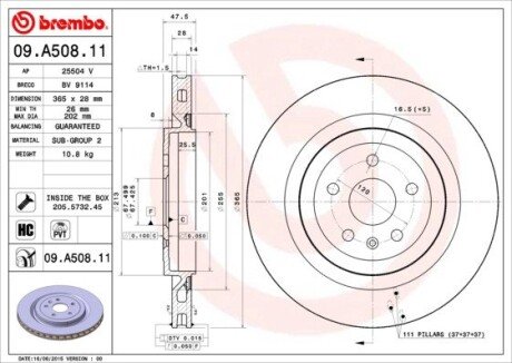 BREMBO 09.A508.11