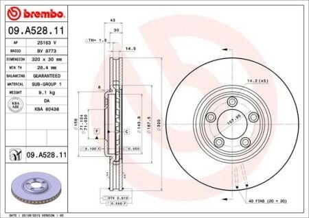 BREMBO 09.A528.11