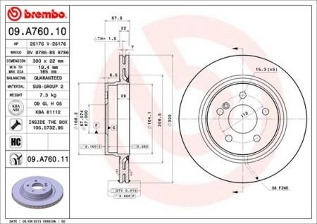 BREMBO 09.A760.11