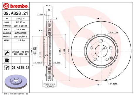 BREMBO 09.A828.21