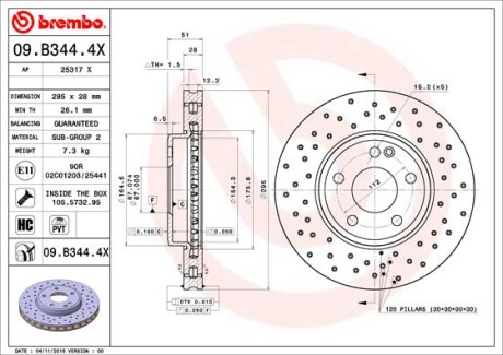 BREMBO 09.B344.4X