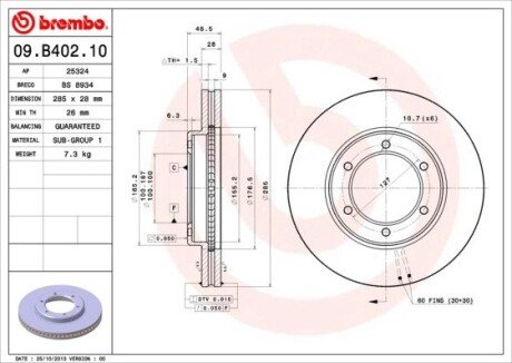 BREMBO 09.B402.10