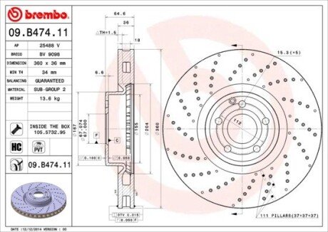 BREMBO 09.B474.11