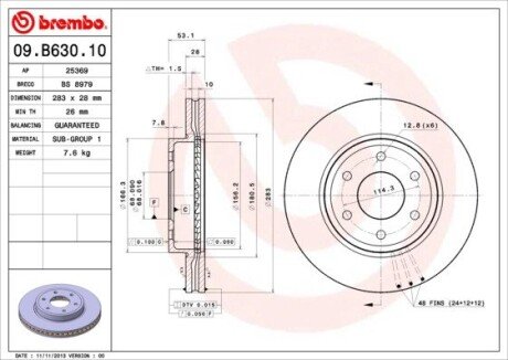 BREMBO 09.B630.10