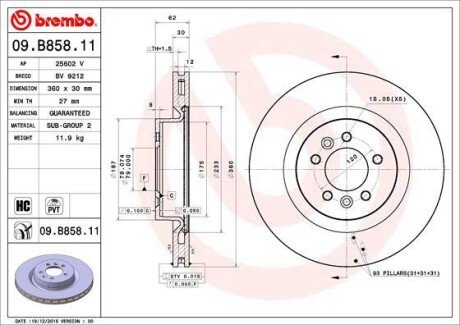 BREMBO 09.B858.11