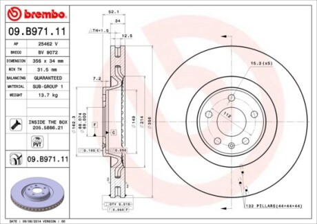 BREMBO 09.B971.11