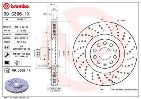 BREMBO 09.C306.1X