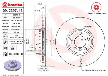 BREMBO 09.C397.13