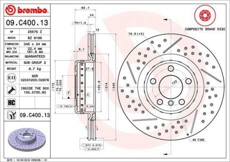 BREMBO 09.C400.13