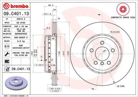 BREMBO 09.C401.13