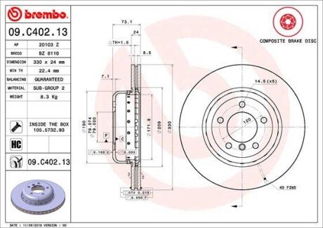 BREMBO 09.C402.13