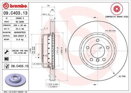 BREMBO 09.C403.13