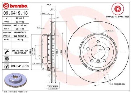 BREMBO 09.C419.13