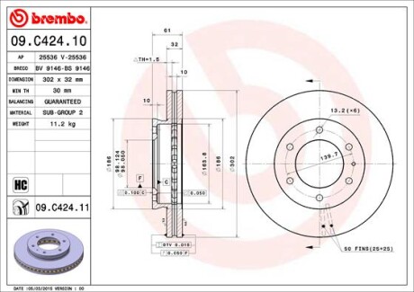 BREMBO 09.C424.11